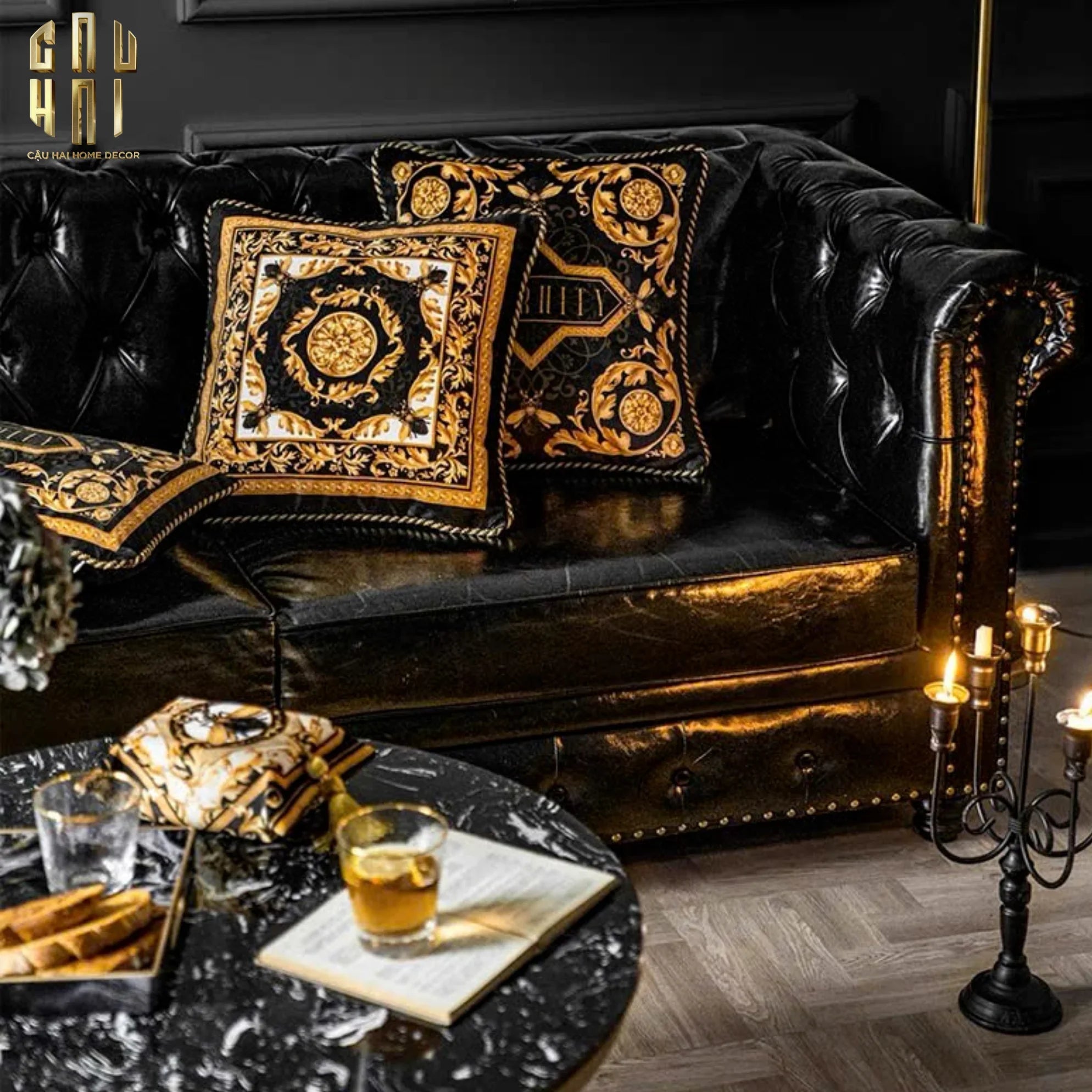 L’ATELIER DU CUSSON - VỎ GỐI NHUNG LUXURY LEGACY OF BAROQUE 45-CẬU HAI HOME DECOR