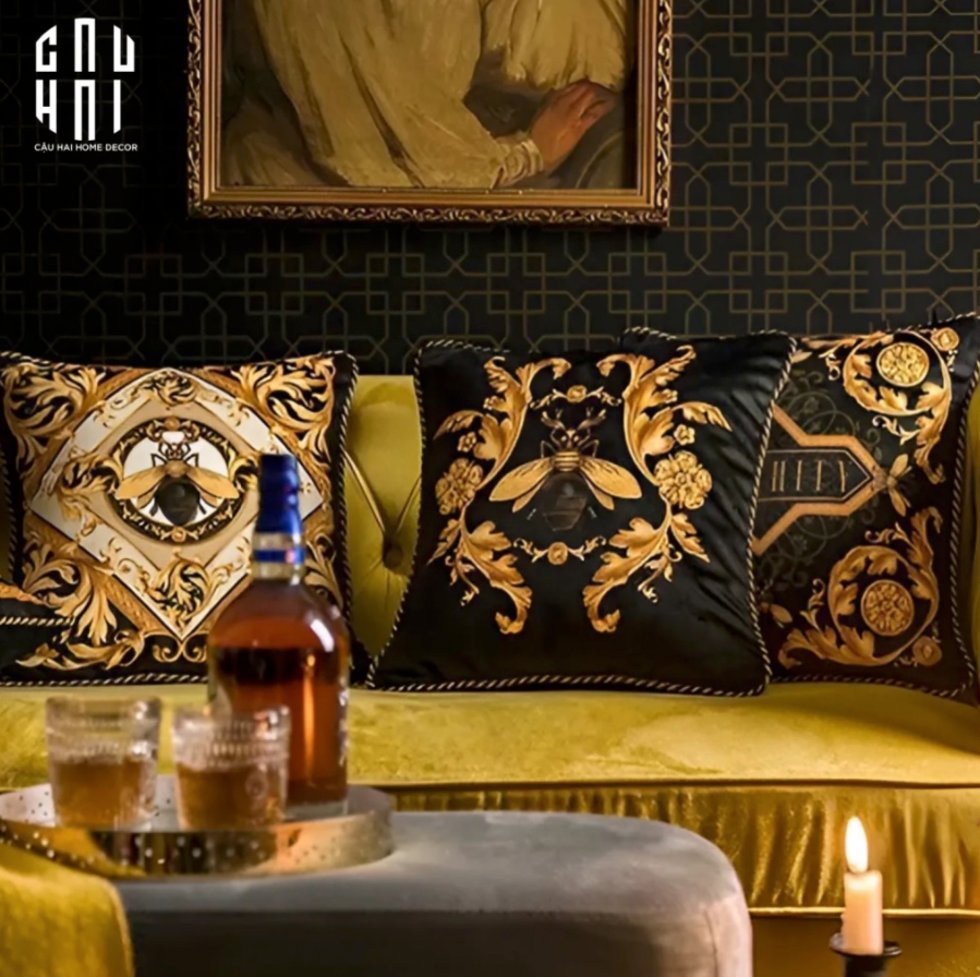 L’ATELIER DU CUSSON - VỎ GỐI NHUNG LUXURY LEGACY OF ROYALTY 45-CẬU HAI HOME DECOR
