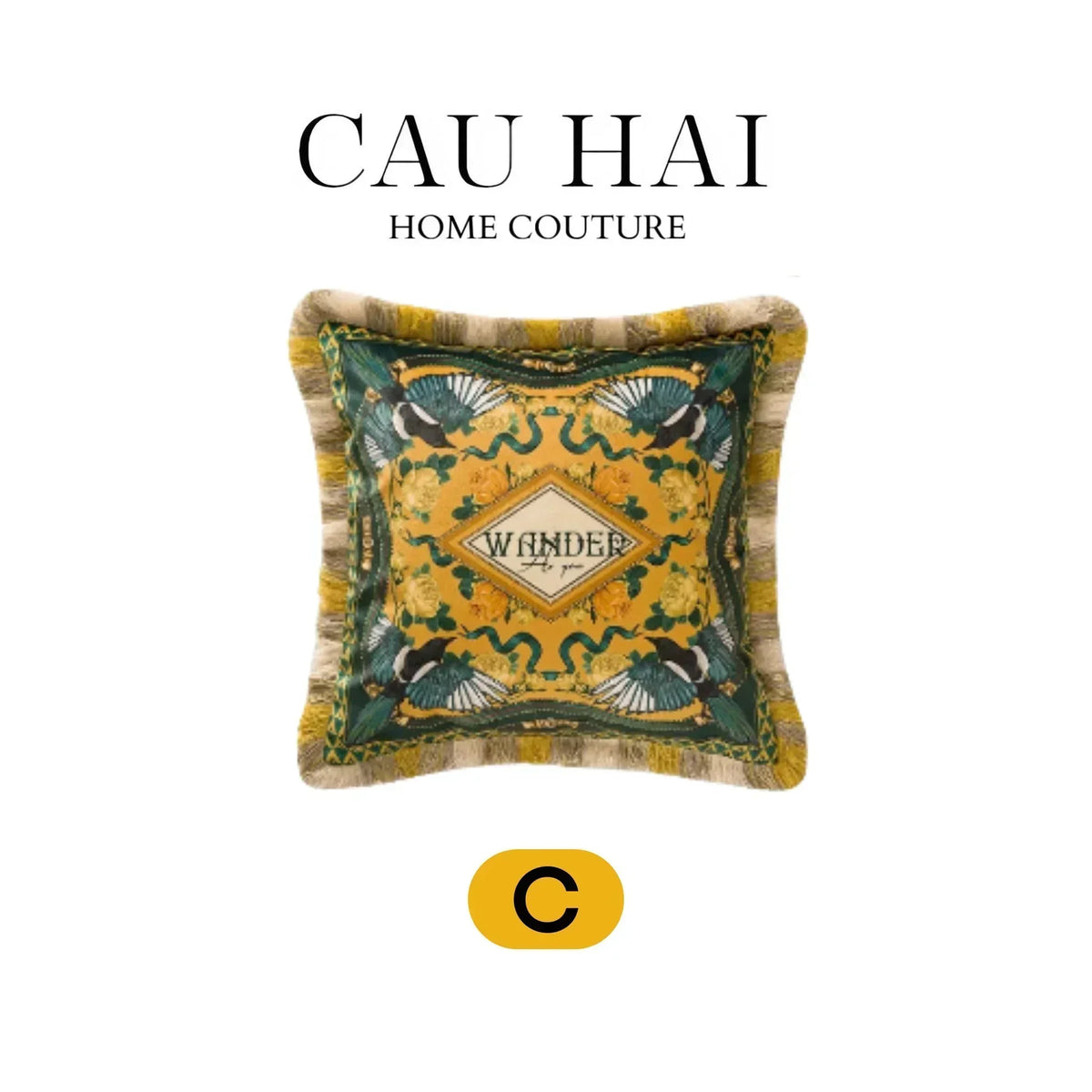 L’Atelier Du Cusson - Vỏ Gối Nhung Minh Hoàng D 30x50-VỎ GỐI-CẬU HAI HOME DECOR