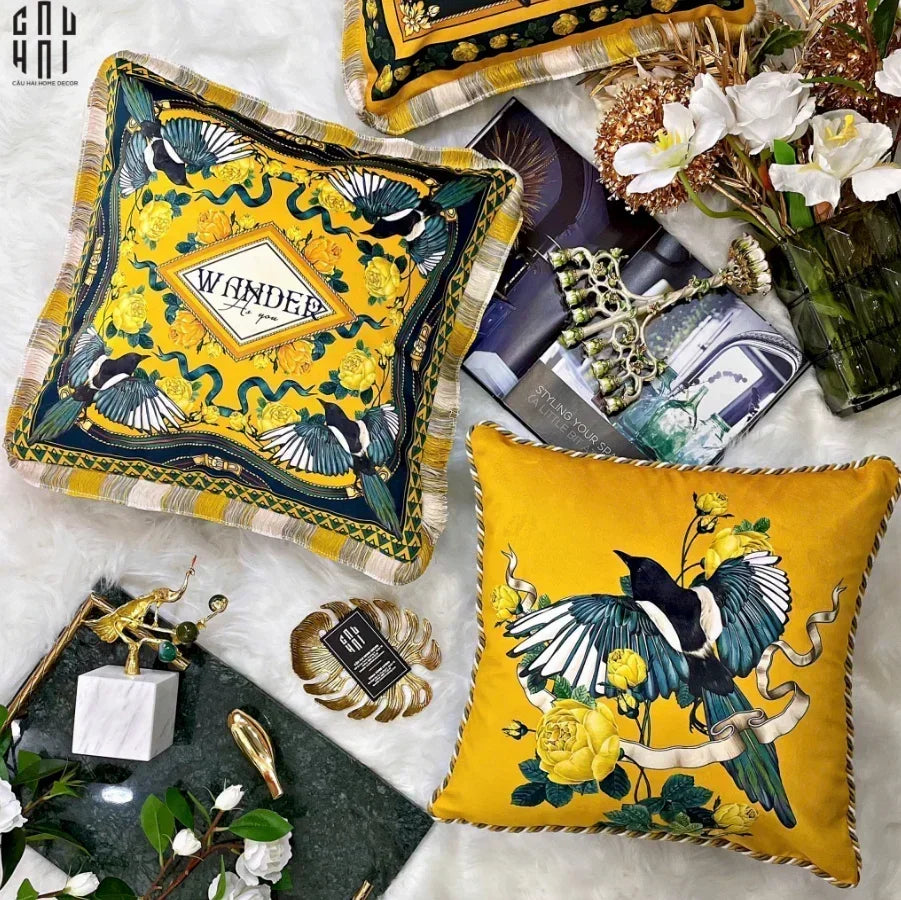 L’Atelier Du Cusson - Vỏ Gối Nhung Minh Hoàng D 30x50-VỎ GỐI-CẬU HAI HOME DECOR