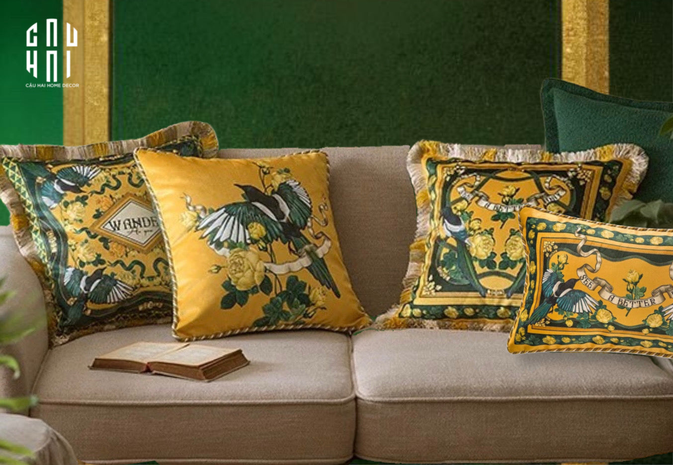 L’ATELIER DU CUSSON - VỎ GỐI NHUNG MINH HOÀNG-CẬU HAI HOME DECOR