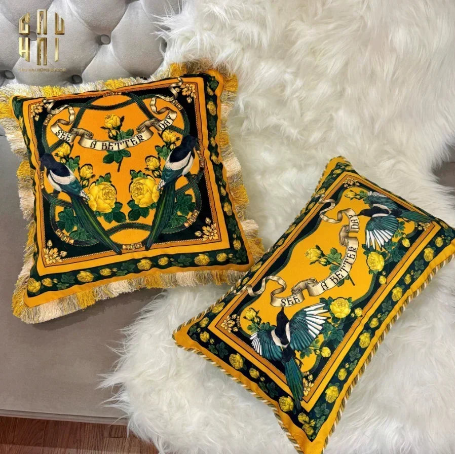 L’Atelier Du Cusson - Vỏ Gối Nhung Minh Hoàng D 30x50-CẬU HAI HOME DECOR