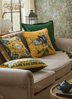 L’Atelier Du Cusson - Vỏ Gối Nhung Minh Hoàng D 30x50-CẬU HAI HOME DECOR