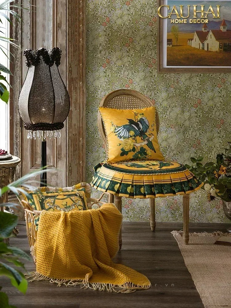 L’Atelier Du Cusson - Vỏ Gối Nhung Minh Hoàng D 30x50-CẬU HAI HOME DECOR