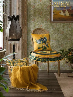 L’Atelier Du Cusson - Vỏ Gối Nhung Minh Hoàng D 30x50-CẬU HAI HOME DECOR