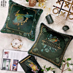 L’Atelier Du Cusson - Vỏ Gối Nhung Moonlight Flower Fw25-VỎ GỐI-CẬU HAI HOME DECOR