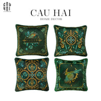 L’Atelier Du Cusson - Vỏ Gối Nhung Moonlight Flower Fw25-VỎ GỐI-CẬU HAI HOME DECOR