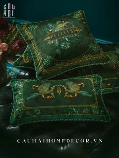 L’Atelier Du Cusson - Vỏ Gối Nhung Moonlight Flower Fw25-CẬU HAI HOME DECOR
