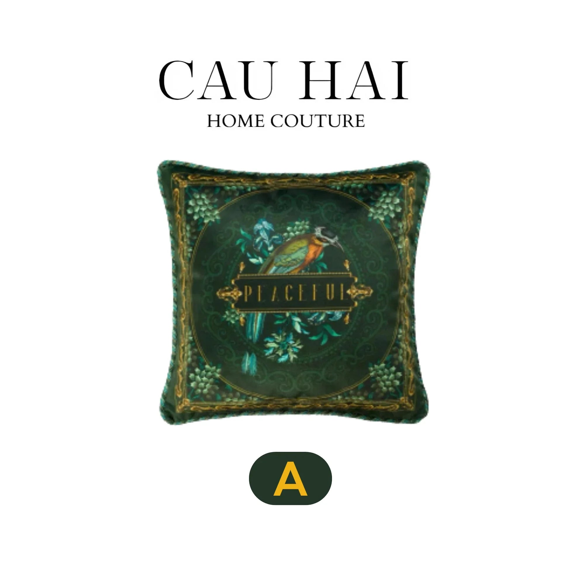 L’Atelier Du Cusson - Vỏ Gối Nhung Moonlight Flower Fw25-CẬU HAI HOME DECOR