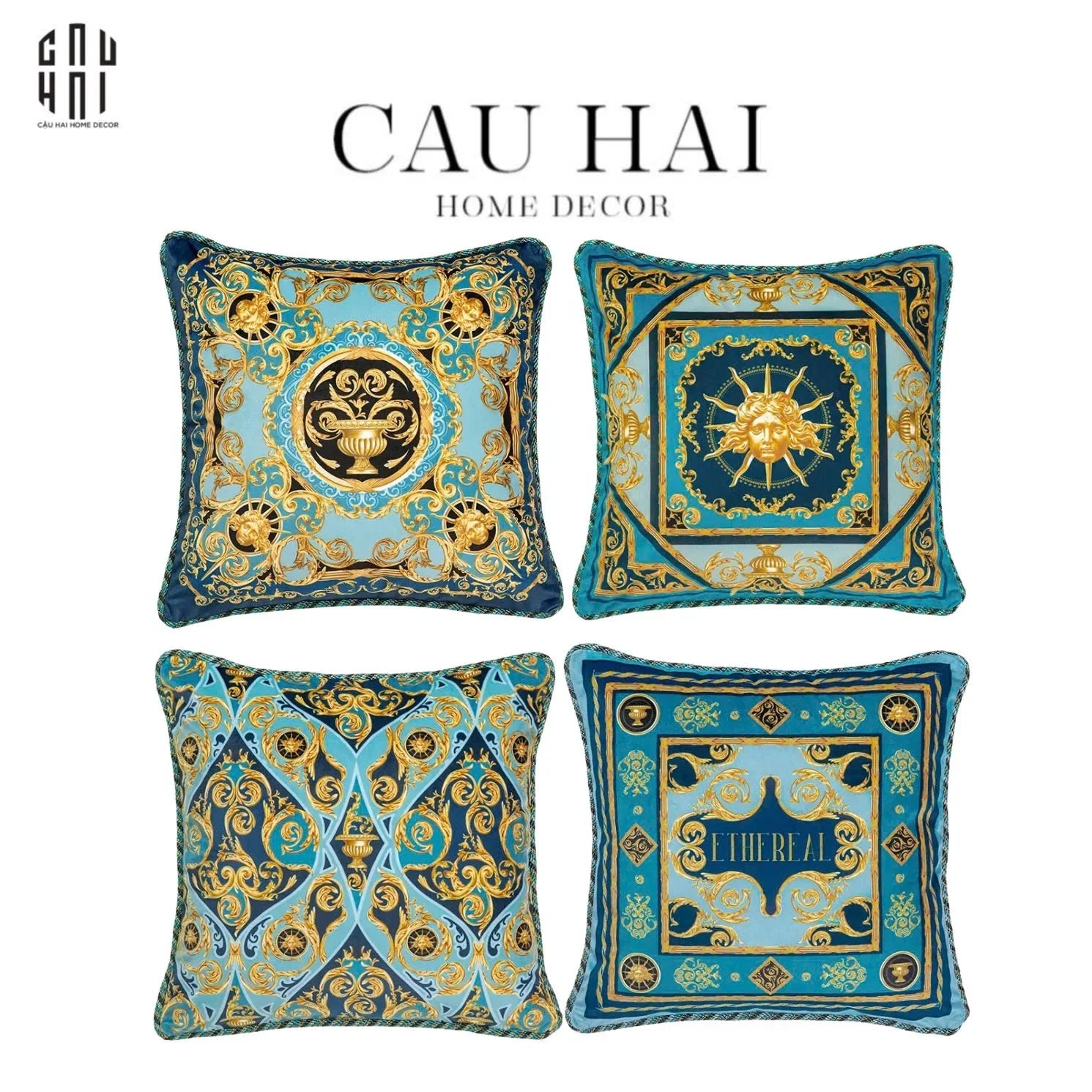 L’ATELIER DU CUSSON - VỎ GỐI NHUNG THE MAGNOLIA AVENUE FW25-CẬU HAI HOME DECOR