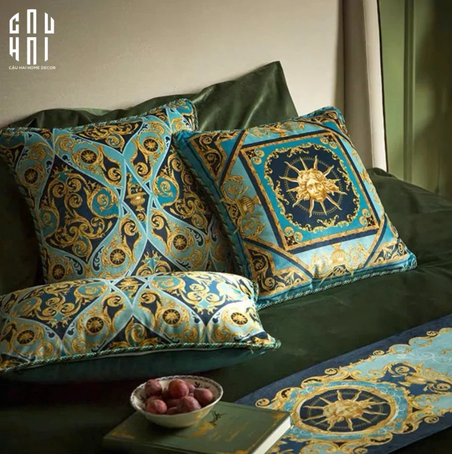 L’ATELIER DU CUSSON - VỎ GỐI NHUNG THE MAGNOLIA AVENUE FW25-CẬU HAI HOME DECOR