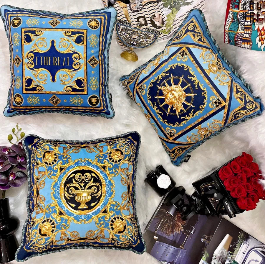 L’ATELIER DU CUSSON - VỎ GỐI NHUNG THE MAGNOLIA AVENUE FW25-CẬU HAI HOME DECOR