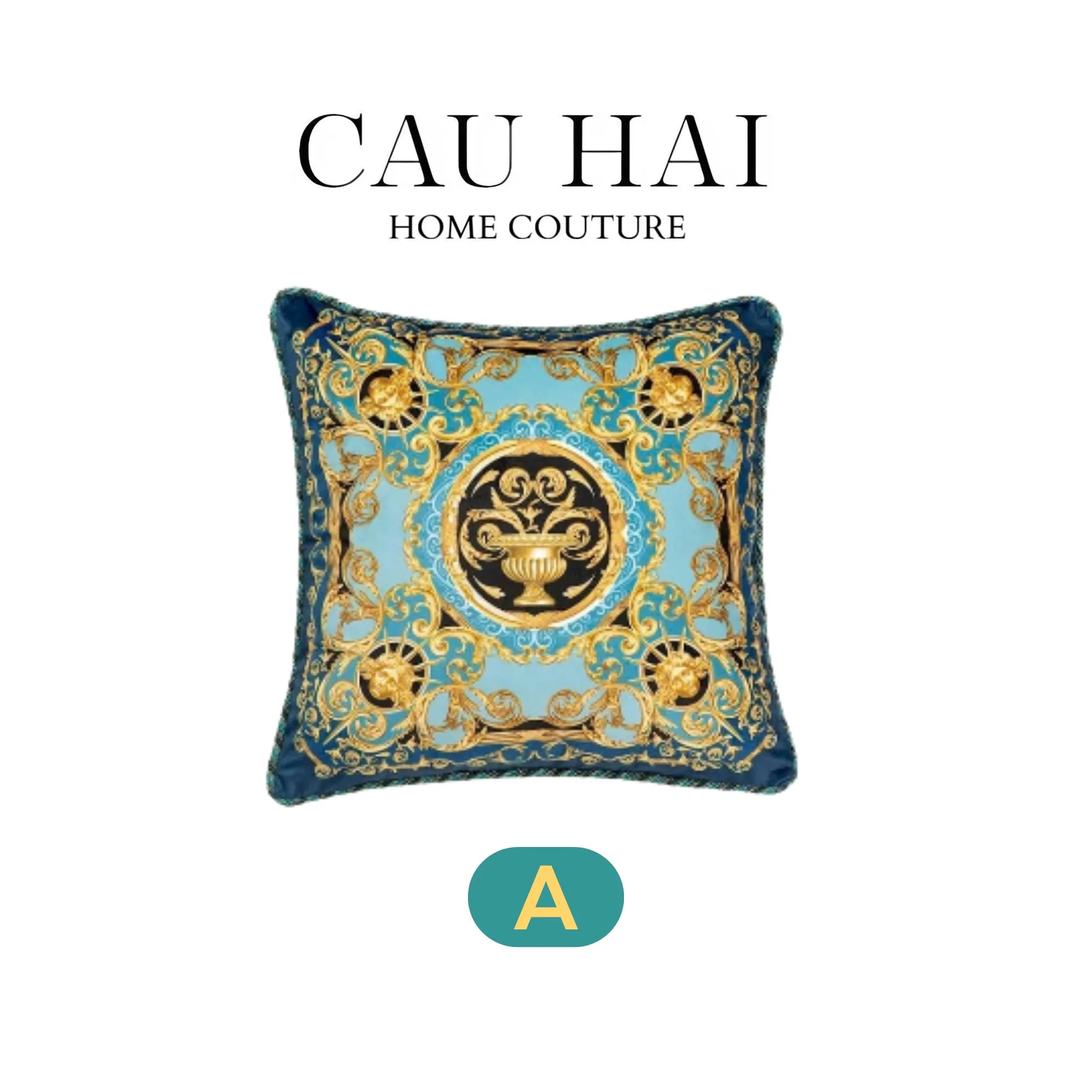 L’ATELIER DU CUSSON - VỎ GỐI NHUNG THE MAGNOLIA AVENUE FW25-CẬU HAI HOME DECOR