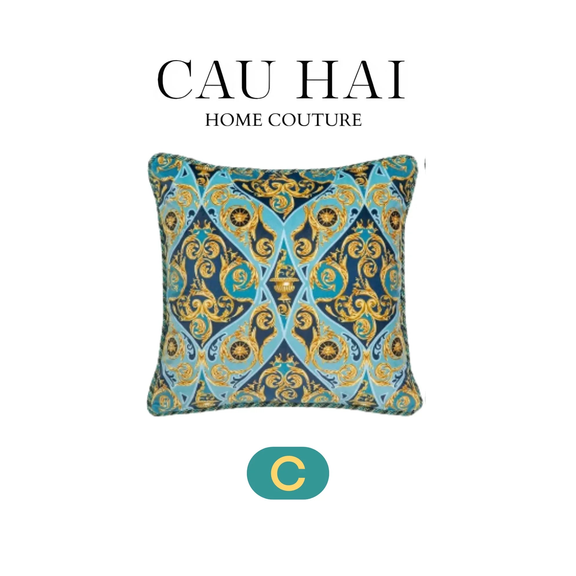 L’Atelier Du Cusson - Vỏ Gối Nhung The Magnolia Velour Avenue 45-CẬU HAI HOME DECOR
