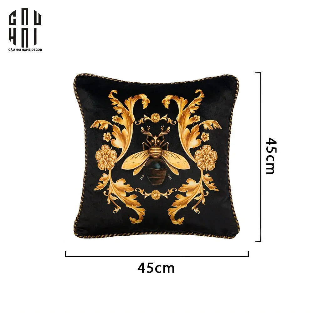 L’Atelier Du Cusson - Vỏ Gối Sofa Nhung Luxury Legacy Of Queen 45-CẬU HAI HOME DECOR