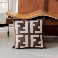 Les Cussins D’Élégance - Vỏ Gối Canvas Fancy Atélier 45-CẬU HAI HOME DECOR
