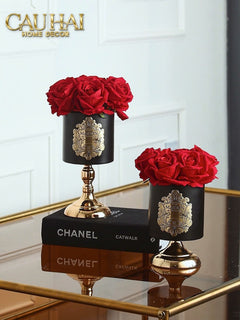 L’Essence Du Rose 15 - Chậu Hoa Hồng Pedestal H20-CẬU HAI HOME DECOR