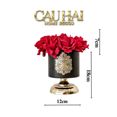L’Essence Du Rose - Chậu Hoa Hồng D12-CẬU HAI HOME DECOR