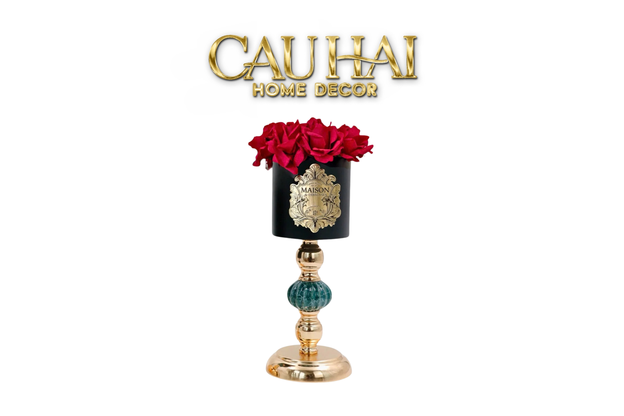 L’Essence Du Rose - Chậu Hoa Hồng Elizabeth D12 - CẬU HAI HOME DECOR