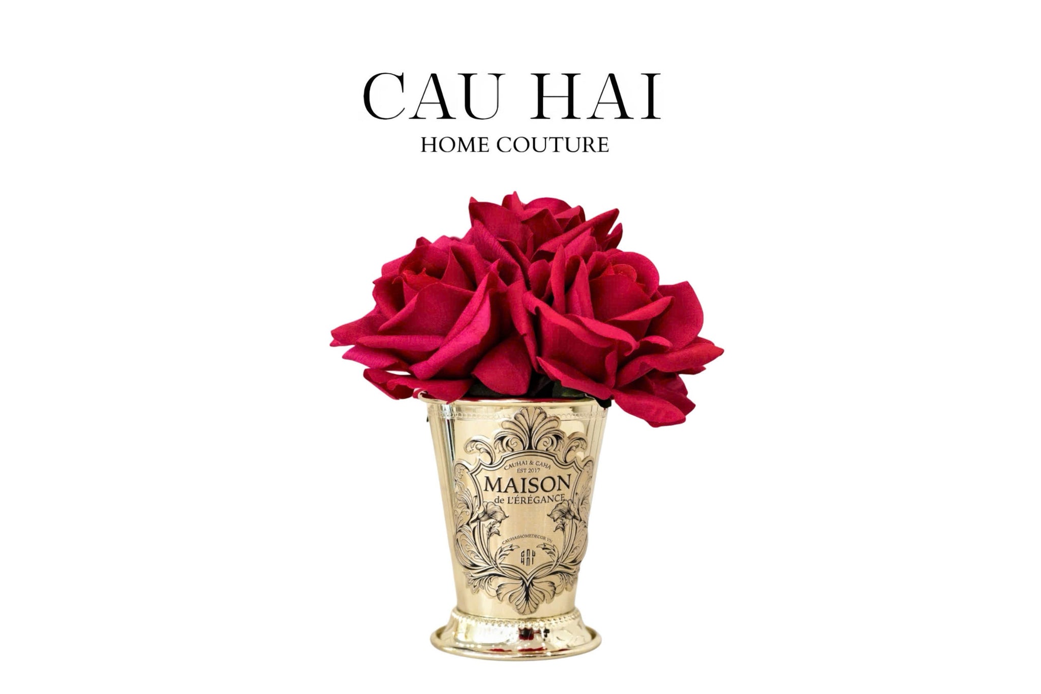 L’ESSENCE DU ROSE - LỌ HOA HỒNG CHALICE-CẬU HAI HOME DECOR