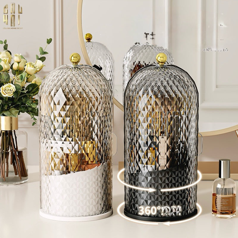 LỌ ĐỰNG CỌ DIAMOND 360 - NOIR-CẬU HAI HOME DECOR