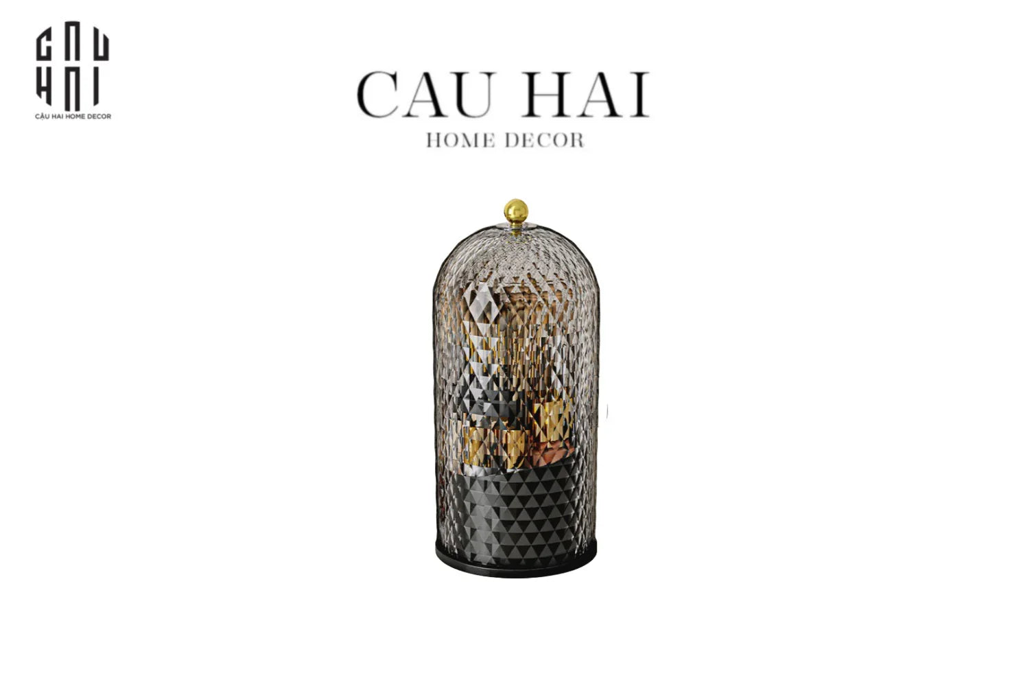 Lọ Đựng Cọ Diamond 360 - Noir - CẬU HAI HOME DECOR