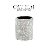 LỌ ĐỰNG CỌ LUNAR DIAMOND BLING BLING-CẬU HAI HOME DECOR