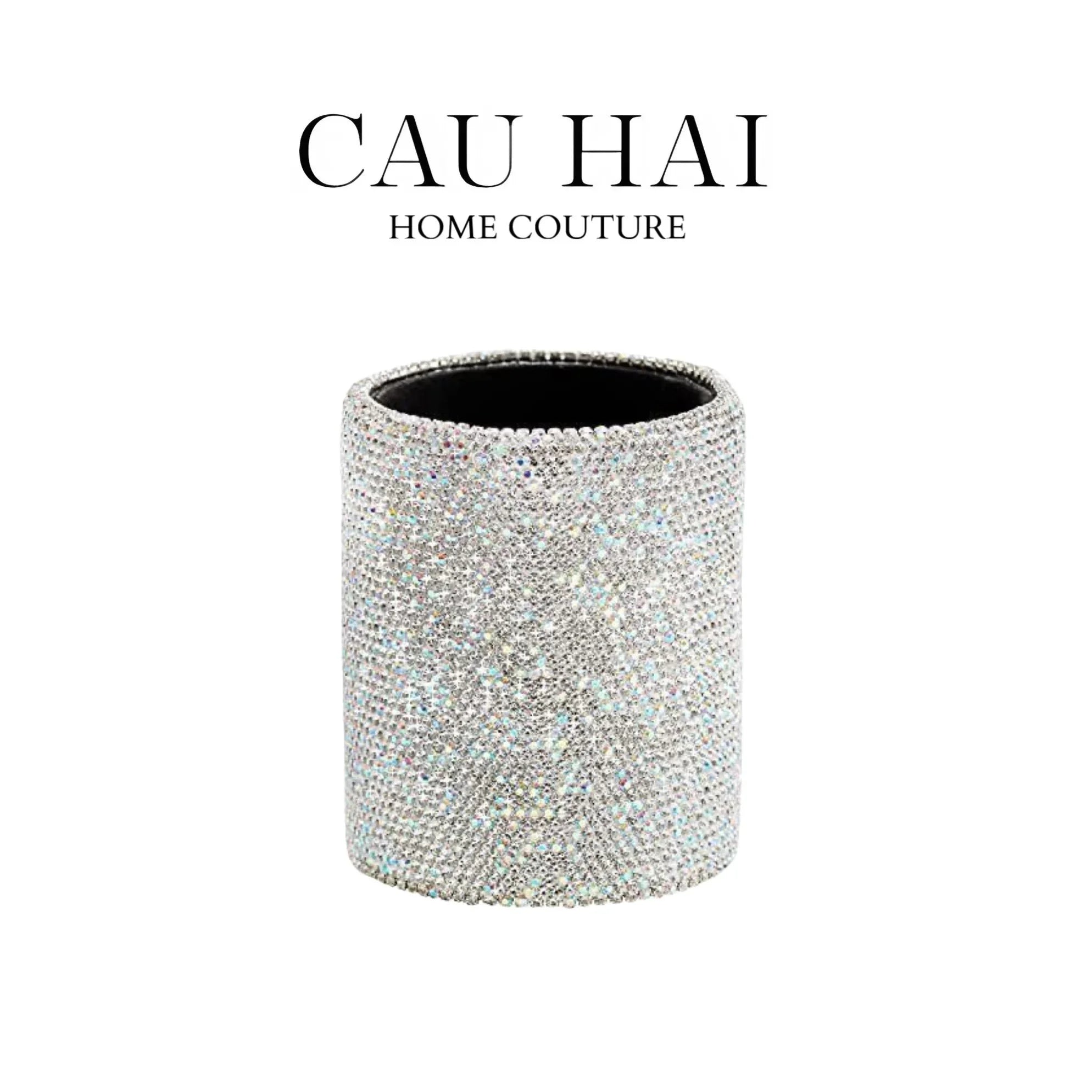LỌ ĐỰNG CỌ LUNAR DIAMOND BLING BLING-CẬU HAI HOME DECOR