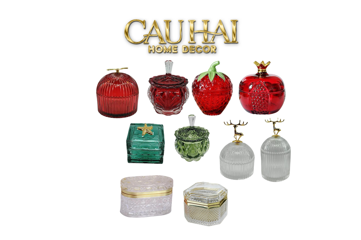 Lọ Đựng Kẹo Thuỷ Tinh The Zoo-HŨ TRANG TRÍ-CẬU HAI HOME DECOR