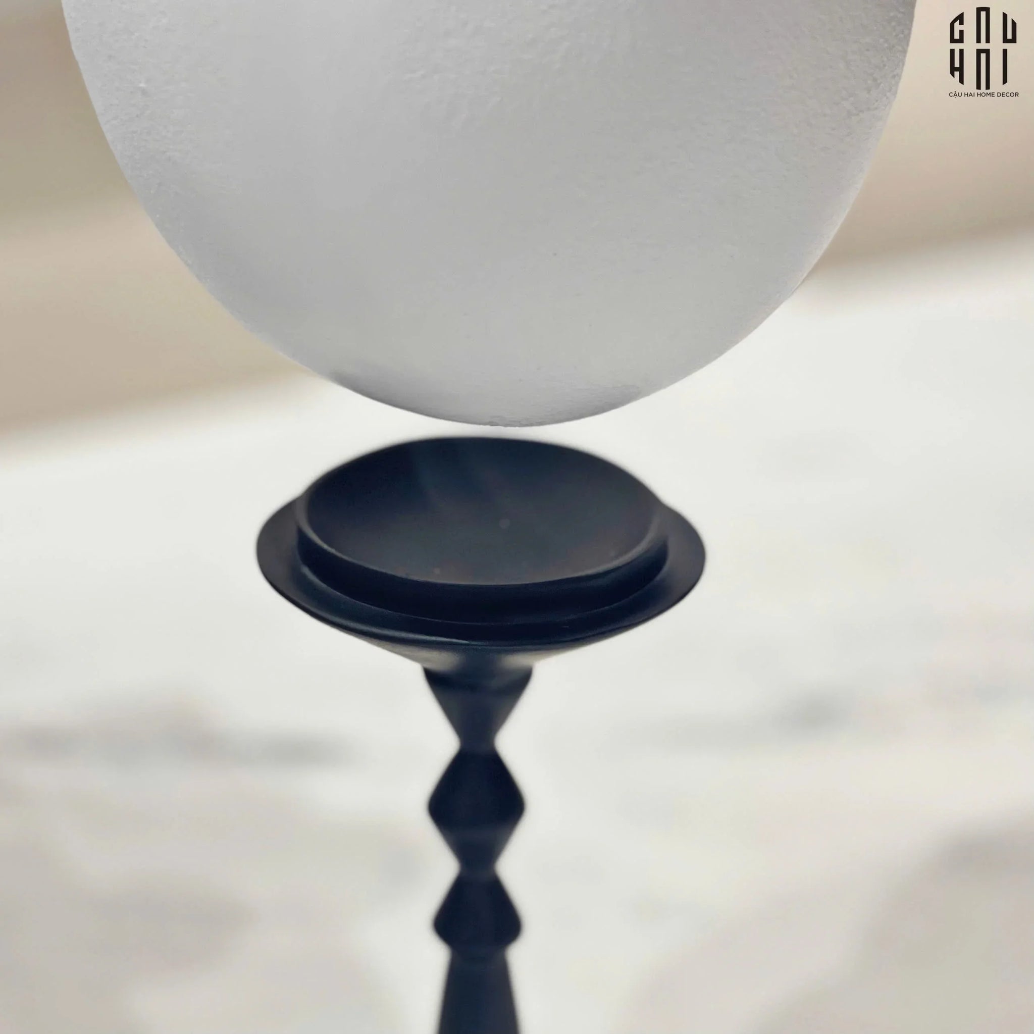 LỌ ĐỰNG TINH DẦU WHITE EGG - SS25-CẬU HAI HOME DECOR