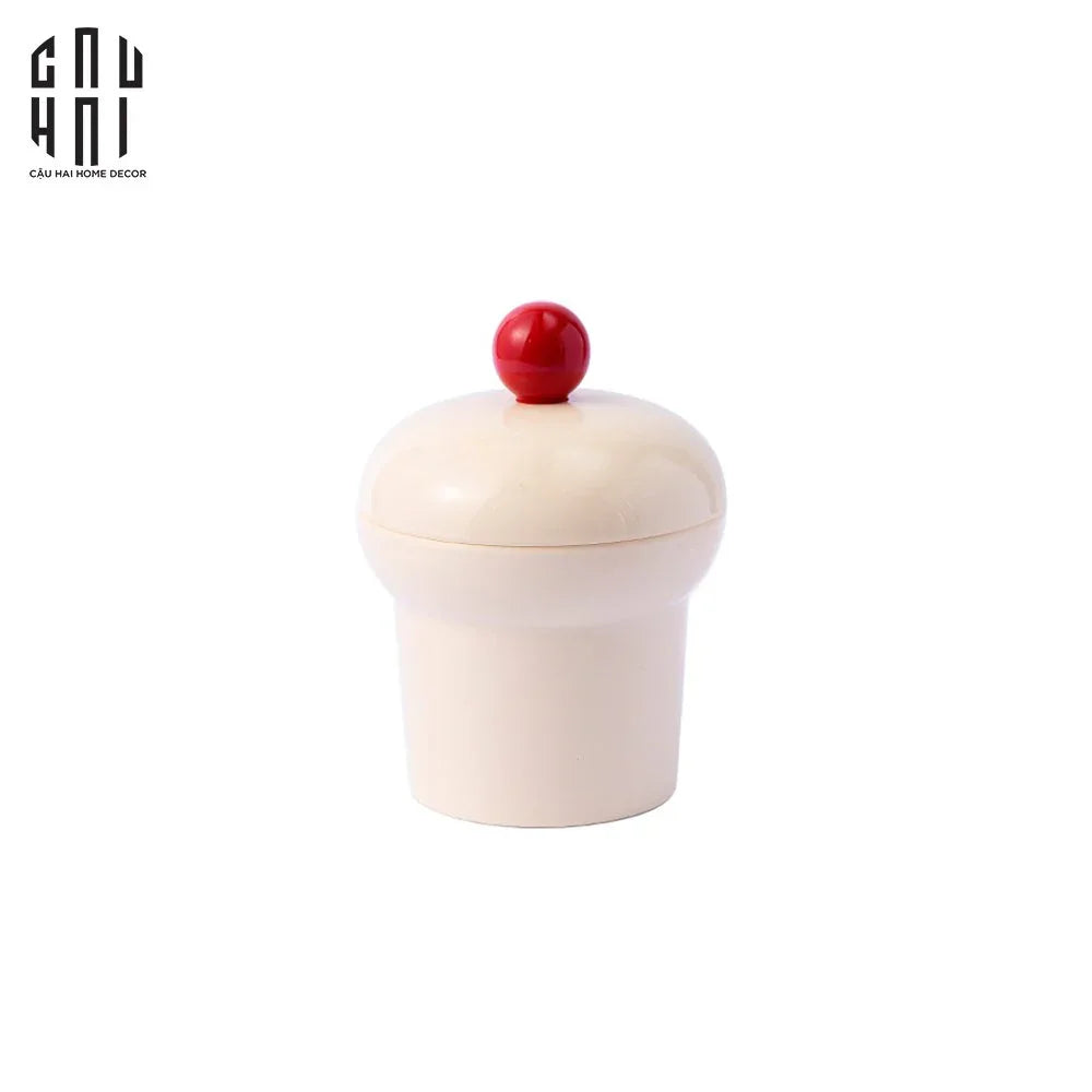 LỌ KẸO CREAM CUPCAKE-CẬU HAI HOME DECOR
