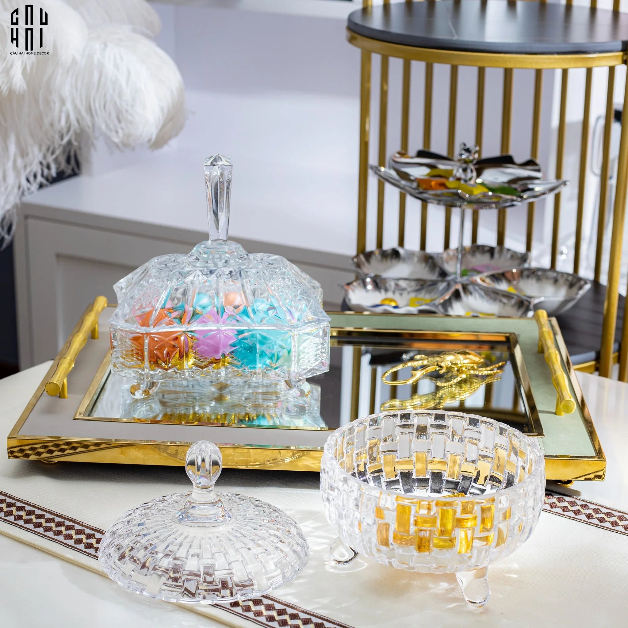 LỌ KẸO ELITE-CẬU HAI HOME DECOR