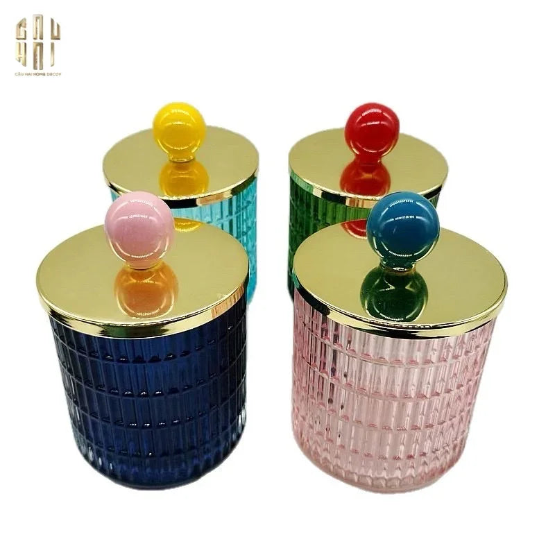 LỌ KẸO JADE CRYSTAL - CHERRY JAR-CẬU HAI HOME DECOR