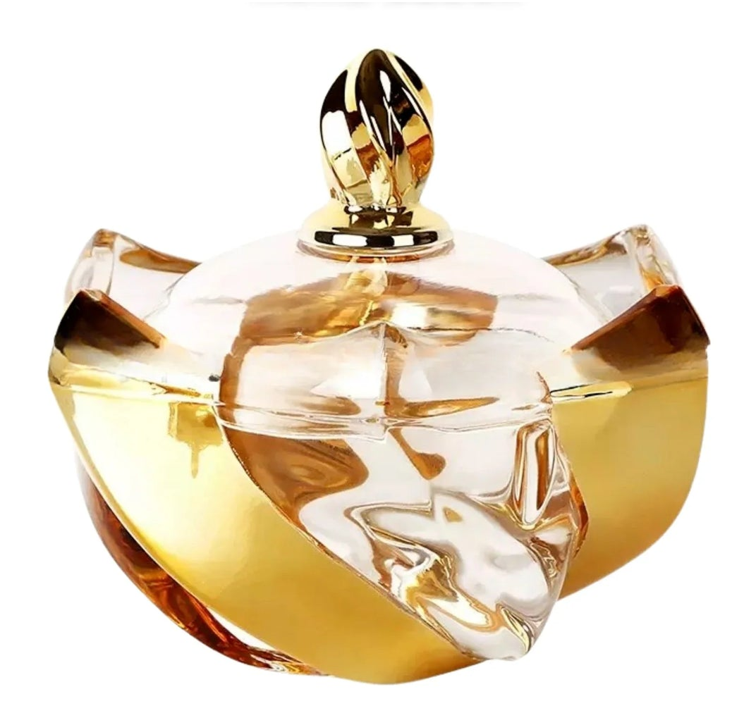 Lọ Kẹo Pha Lê Mạ Vàng Crown Of Aurora Cristalleries Bonbonnière 18x17.5 W1.3Kg