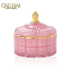 Lọ Kẹo Thuỷ Tinh Castle Wall Cyan / Savior-CẬU HAI HOME DECOR