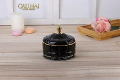 Lọ Kẹo Thuỷ Tinh Castle Wall Cyan / Savior-CẬU HAI HOME DECOR