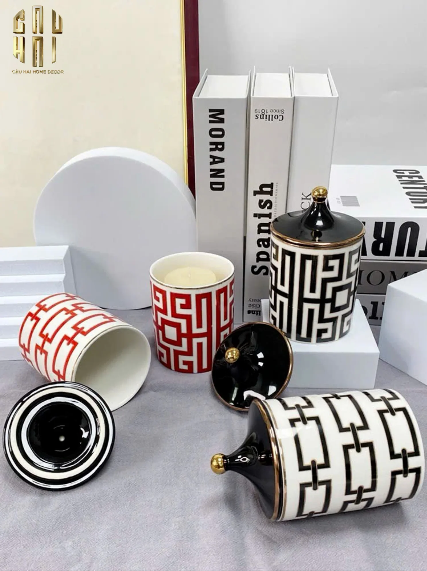 LỌ LUXE CHAIN D'ANCRE-CẬU HAI HOME DECOR