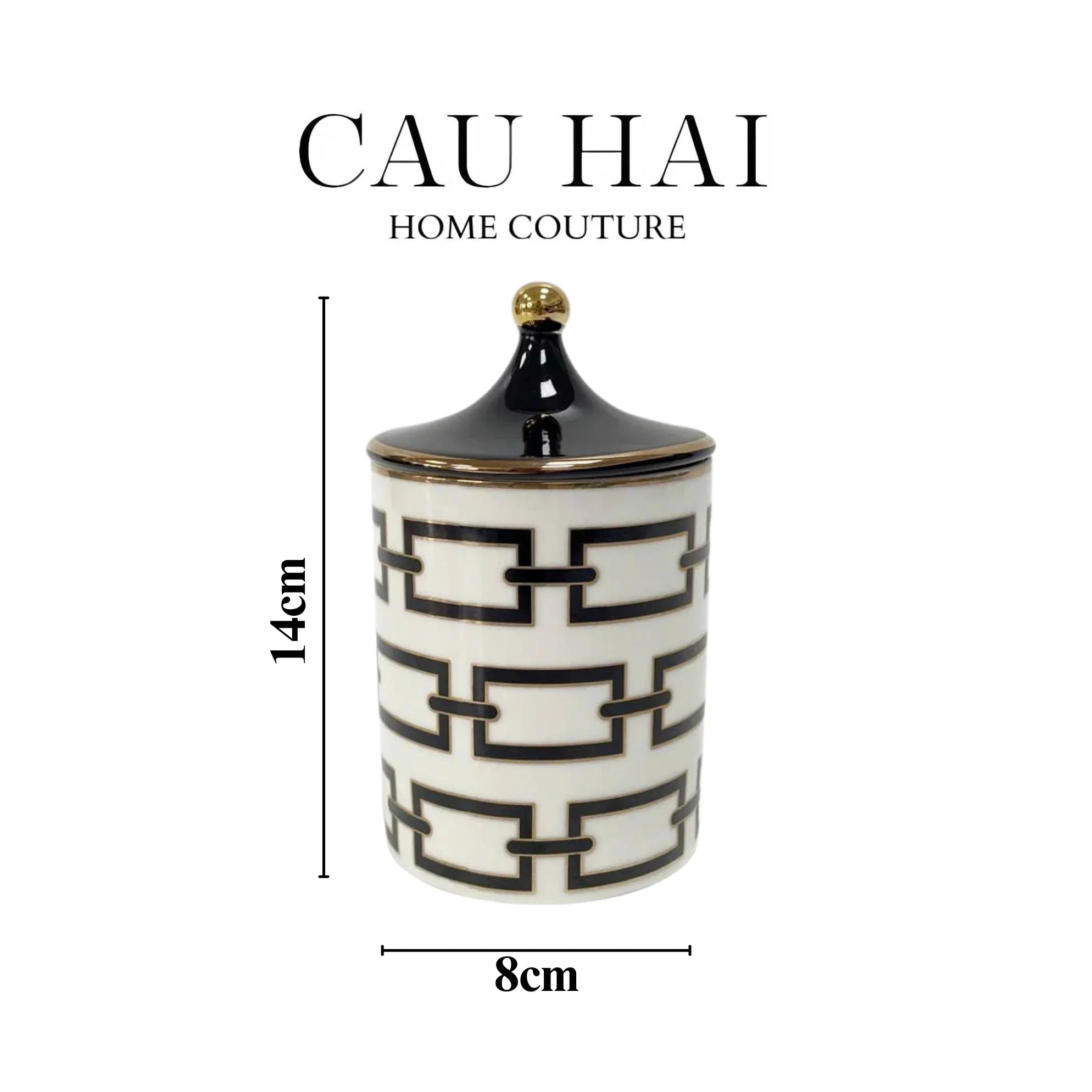 LỌ LUXE CHAIN D'ANCRE-CẬU HAI HOME DECOR