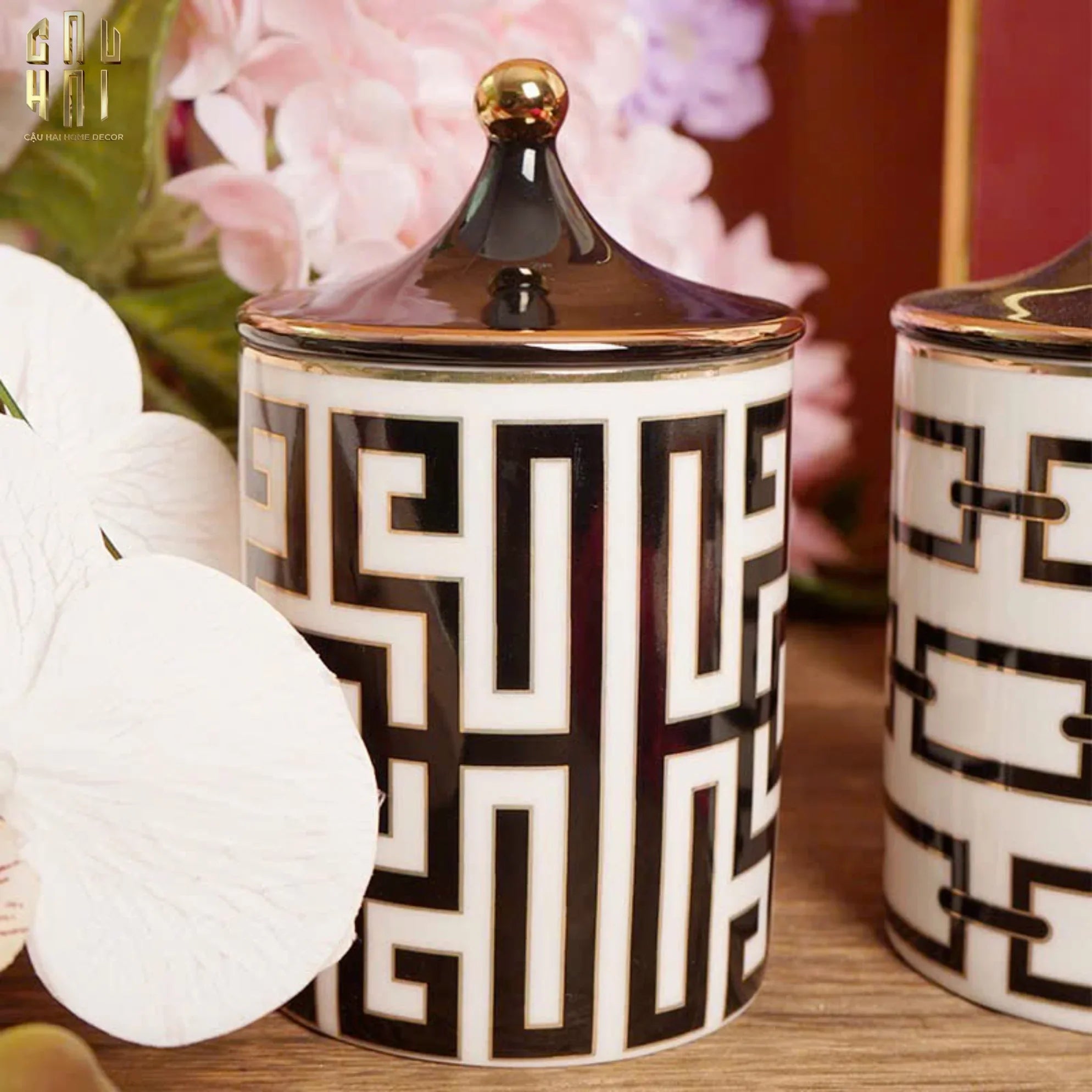 Lọ Luxe Royale Meander Key-CẬU HAI HOME DECOR