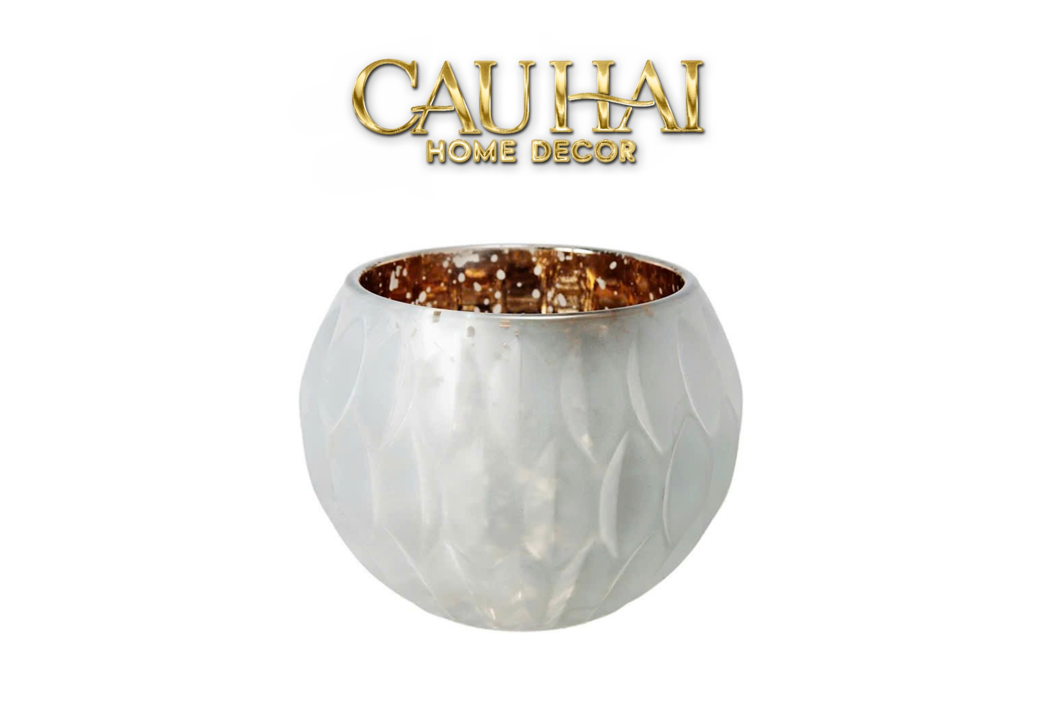 Lọ Nến Opaline Aurum Glow Candle Bowl. - CẬU HAI HOME DECOR