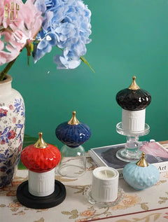 Lọ Nến Persian Castle - Blue/Red/Light Blue-CẬU HAI HOME DECOR