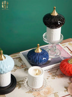 Lọ Nến Persian Castle - Blue/Red/Light Blue-CẬU HAI HOME DECOR