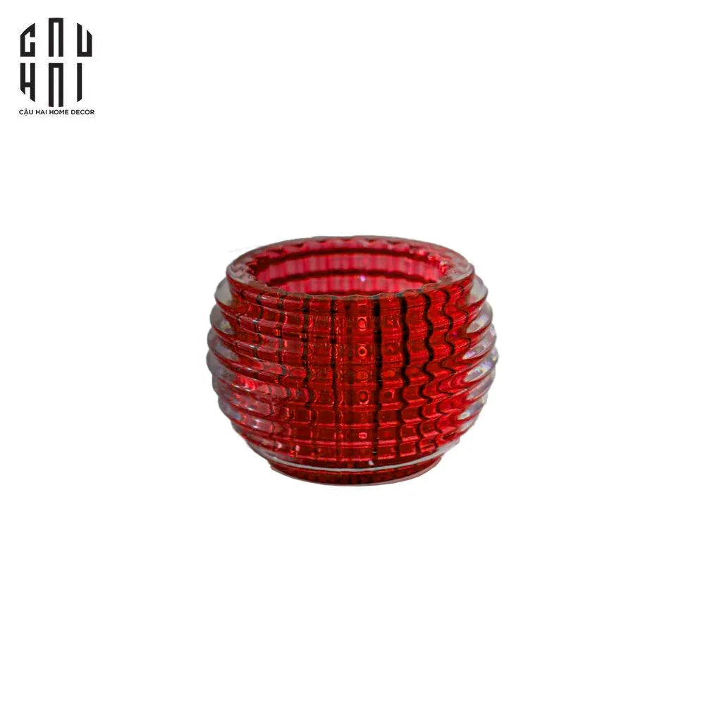 LỌ NẾN TINI - RUBY - SS25-CẬU HAI HOME DECOR