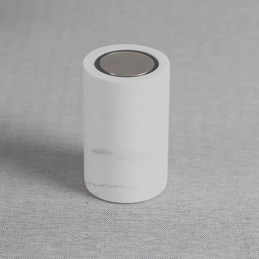 LỌ TĂM BRASSON ĐÁ MARBLE TRẮNG-CẬU HAI HOME DECOR