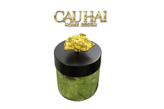 Lọ Tăm / Gạt Tàn Lux Oakwood Verdant Impériale Leather-CẬU HAI HOME DECOR