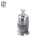 LỌ TĂM SILVER TEDDY OVAL-CẬU HAI HOME DECOR