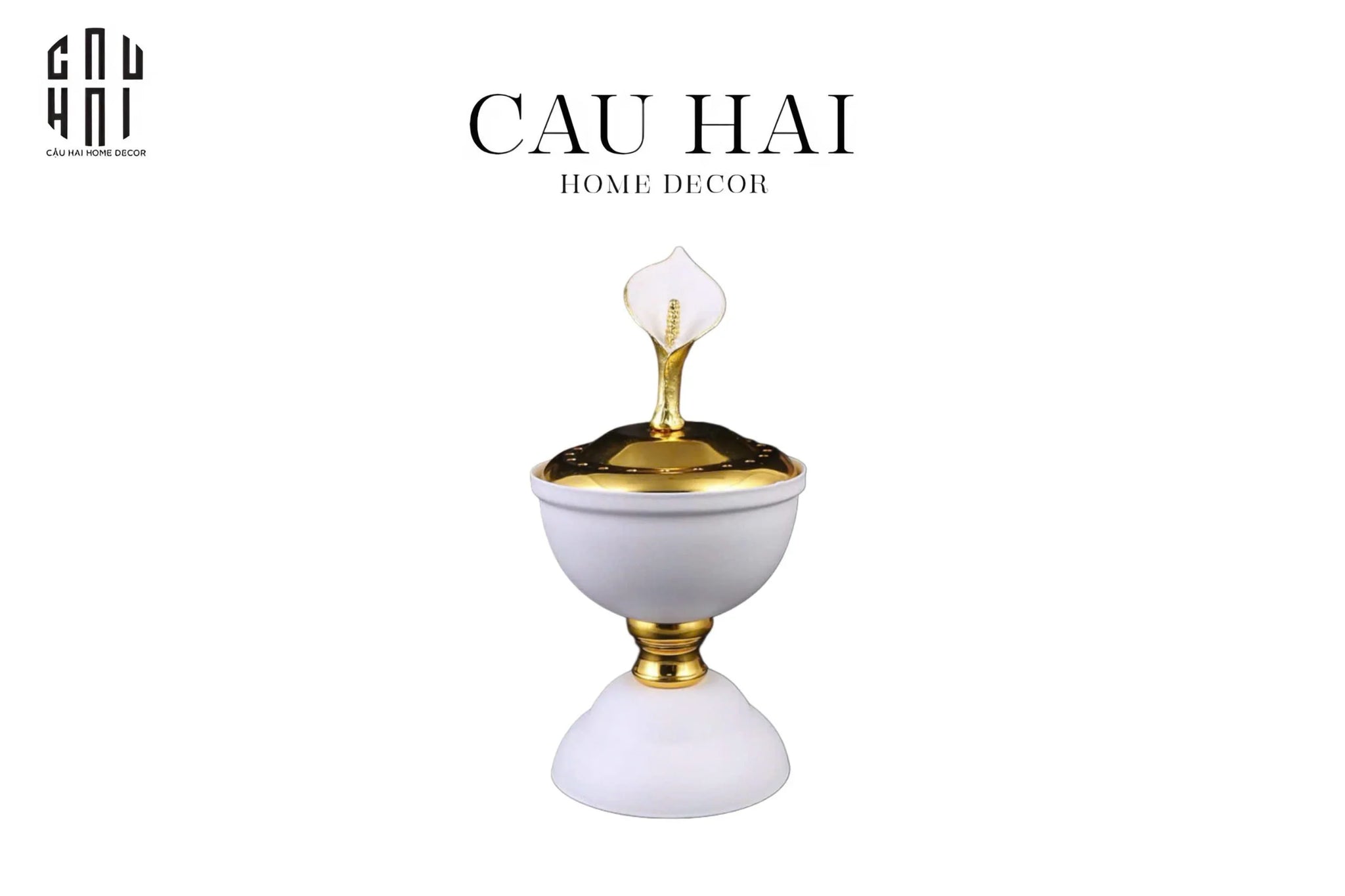 LỌ TRẦM HƯƠNG CALLA FLAME JAR-CẬU HAI HOME DECOR