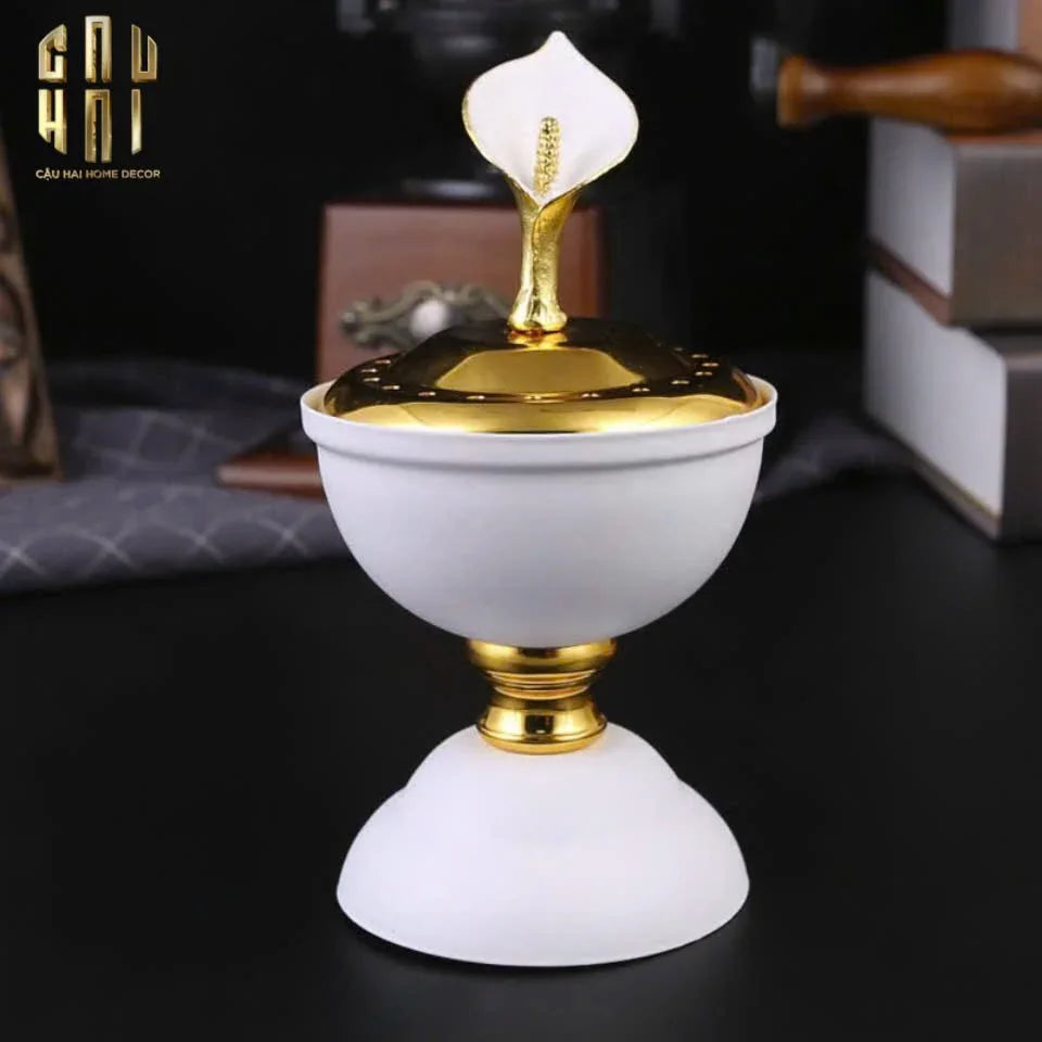 LỌ TRẦM HƯƠNG CALLA FLAME JAR-CẬU HAI HOME DECOR