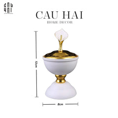 Lọ Trầm Hương Calla Flame Jar-CẬU HAI HOME DECOR