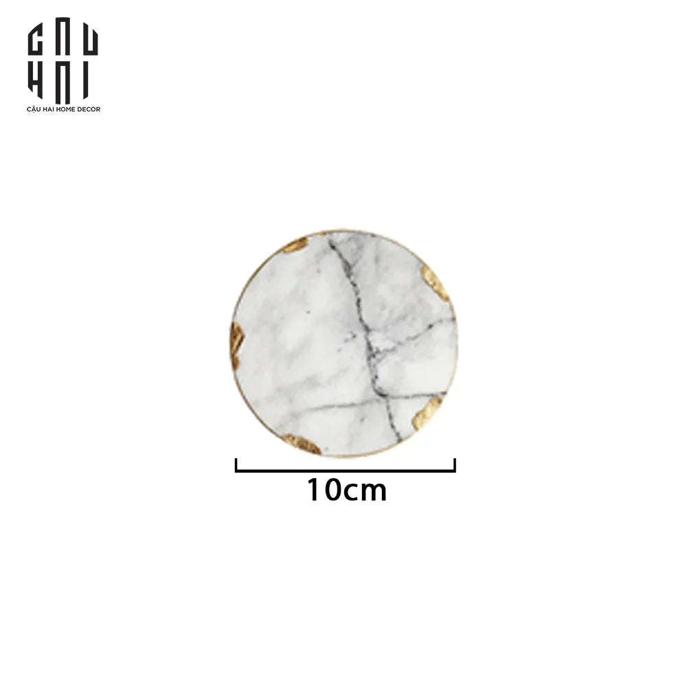 LÓT LY ĐÁ MARBLE - GOLD DUST 24K PRIME-CẬU HAI HOME DECOR